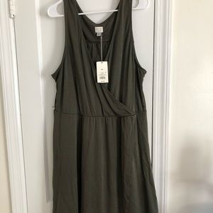 Faux wrap dress